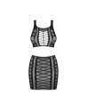 K102 Top et Jupe - Noir