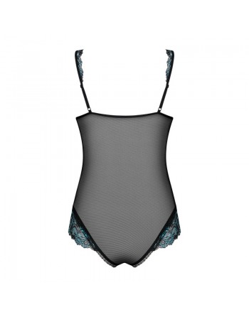 Amanta Body ouvert - Noir et Turquoise